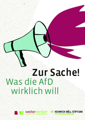 AfD Broschüre der Heinrich Böll Stiftung Sachsen